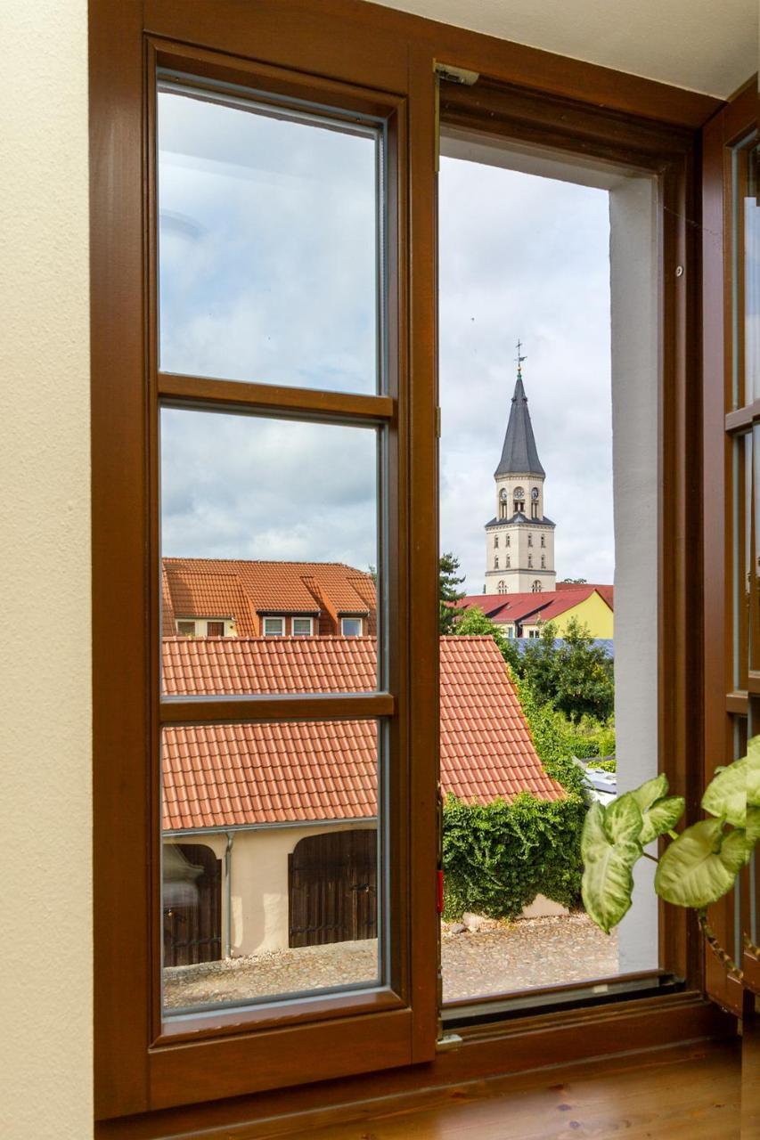 Burgschaenke & Herberge Goldener Loewe Bad Dueben Bagian luar foto